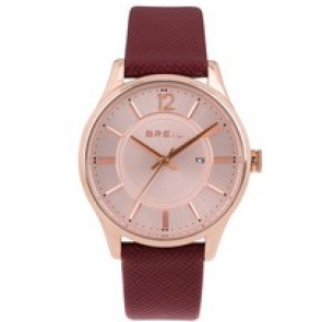 Pasek do zegarka Breil TW1763 Skórzany Bordeaux 16mm