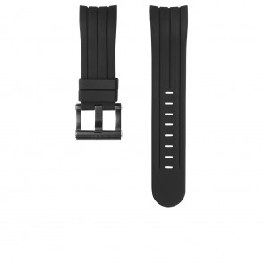 TW Steel horlogeband TWB158L Silicoon Zwart 22mm