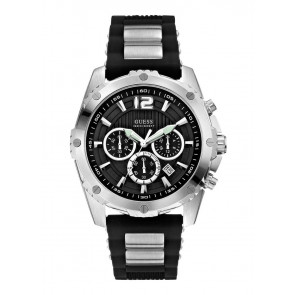 Pasek do zegarka Guess W0167G1 Gumowy Czarny