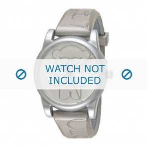 Armani horlogeband AR1069 Silicoon Grijs 20mm