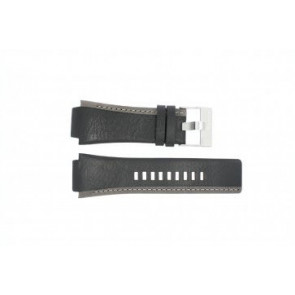 Diesel Pasek Do Zegarka Dz-4083 Skóra Czarny 22mm 