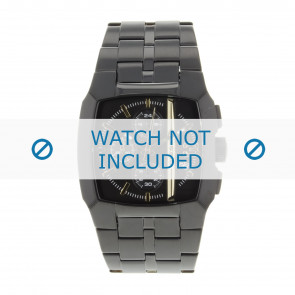 Diesel horlogeband DZ4259 Staal Zwart 31mm