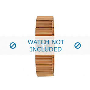 Diesel horlogeband DZ5268 Roestvrij staal (RVS) Rosé 20mm