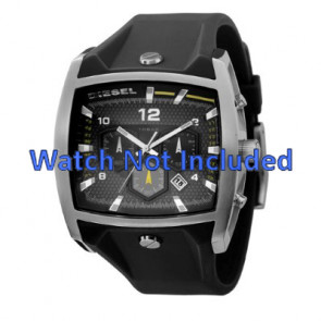 Pasek do zegarka Diesel DZ4165 Krzem Czarny 33mm