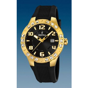 Pasek do zegarka Festina F16582.4 Gumowy Czarny