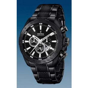 Pasek do zegarka Festina F16889-1 / F20493 Stal Czarny 25mm