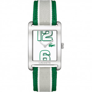 Pasek do zegarka Lacoste 2000696 / LC-51-3-14-2261 Skórzany Zielony 20mm