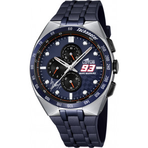 Lotus horlogeband 18236 Rubber Blauw