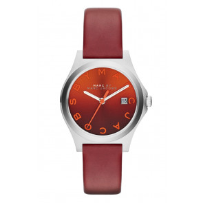 Pasek do zegarka Marc by Marc Jacobs MBM1322 Skórzany Czerwony 14mm