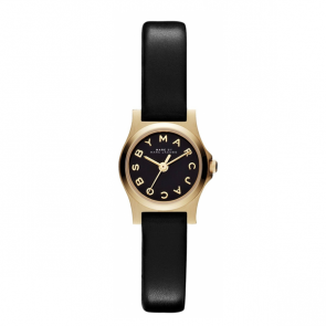 Pasek do zegarka Marc by Marc Jacobs MBM1345 Skórzany Czarny 7mm