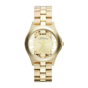 Pasek do zegarka Marc by Marc Jacobs MBM3292 Stal nierdzewna Ciemny brąz 16mm