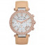 Michael Kors horlogeband MK5633 Leder Beige + standaard stiksel