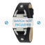 Fossil horlogeband BQ1115 Leder Zwart