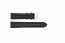 Horlogeband 805.01.16 Leder Zwart 16mm + zwart stiksel